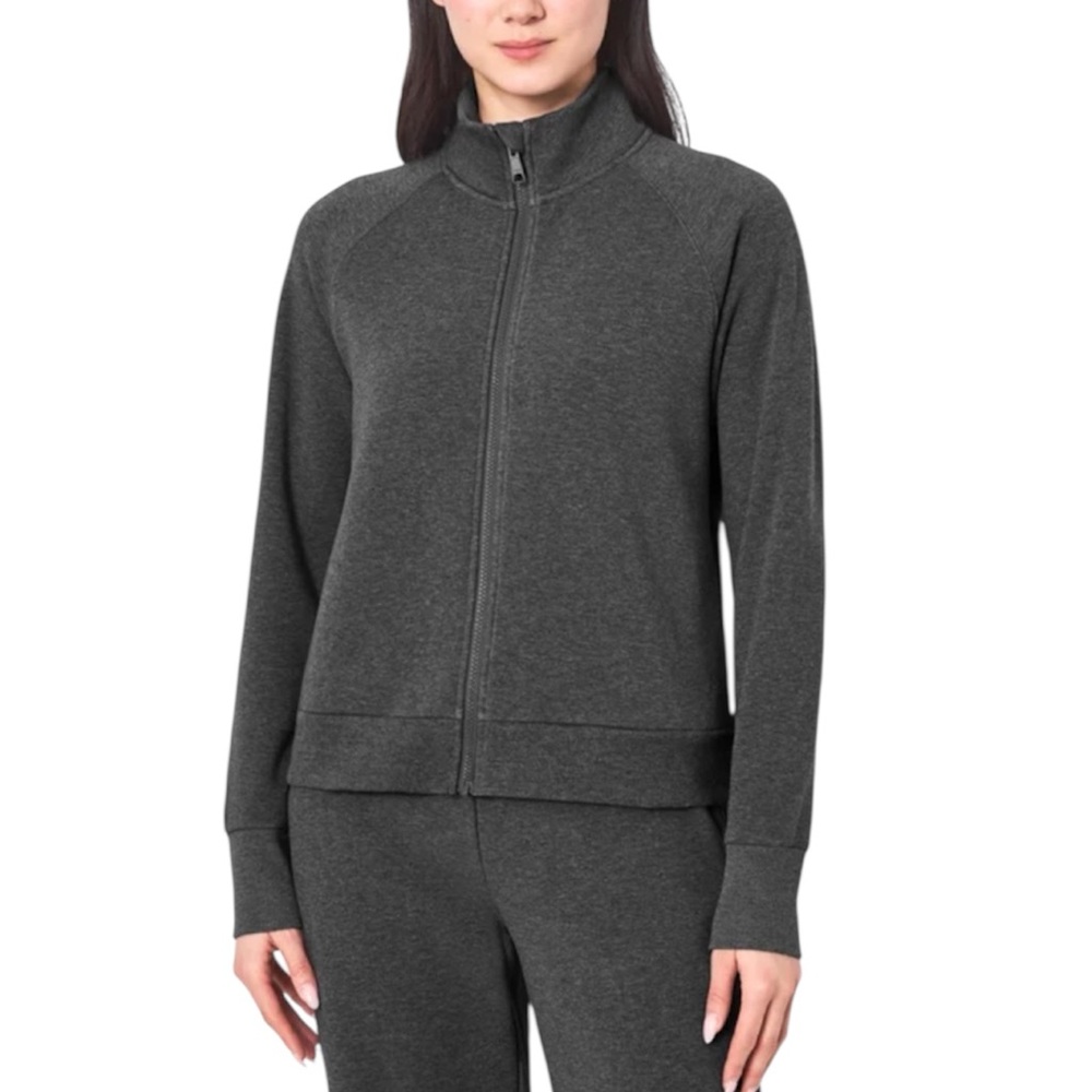 Mondetta Women’s Fleece Full Zip/ Black in Small